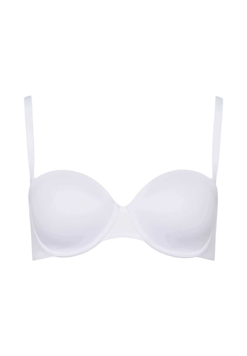 Nahtloser weißer Multiway Trägerloser BH