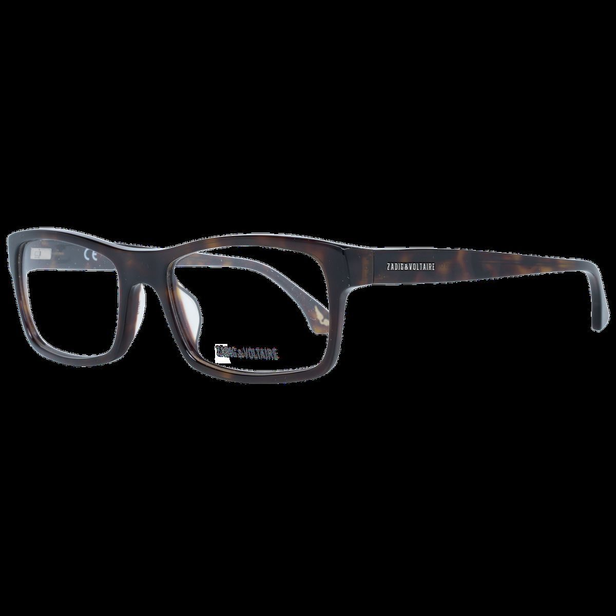 Rechteckige optische Brille mit Schildpattmuster