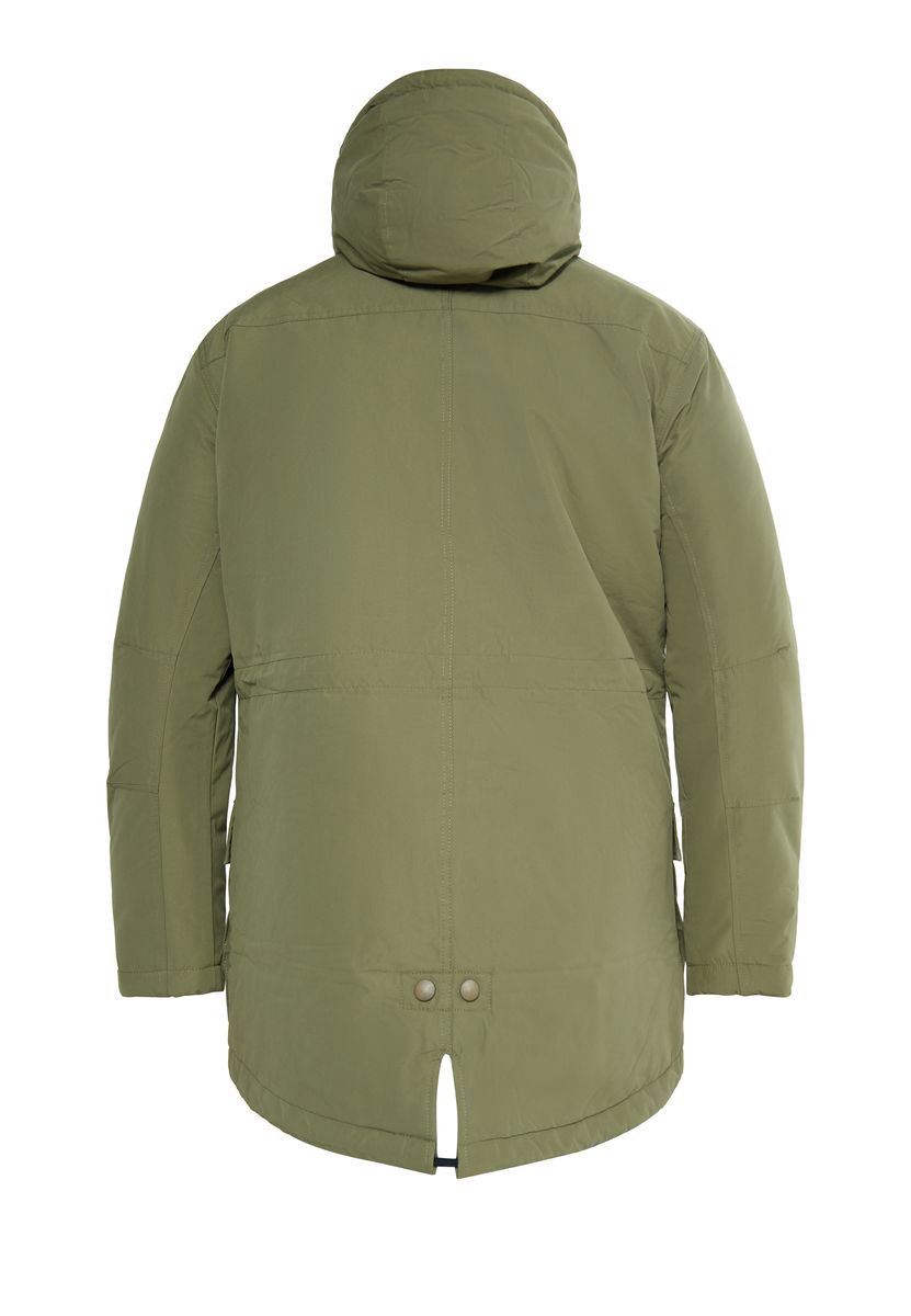 Wattierter Winteranorak mit Kapuze