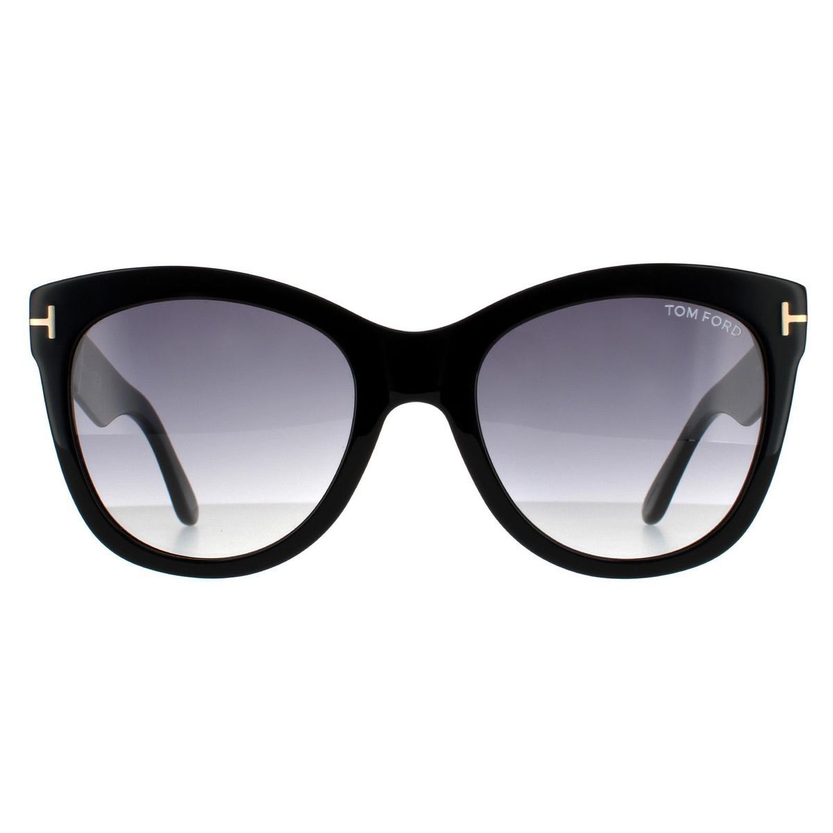 Elegante Cat-Eye Sonnenbrille mit Farbverlaufsgläsern