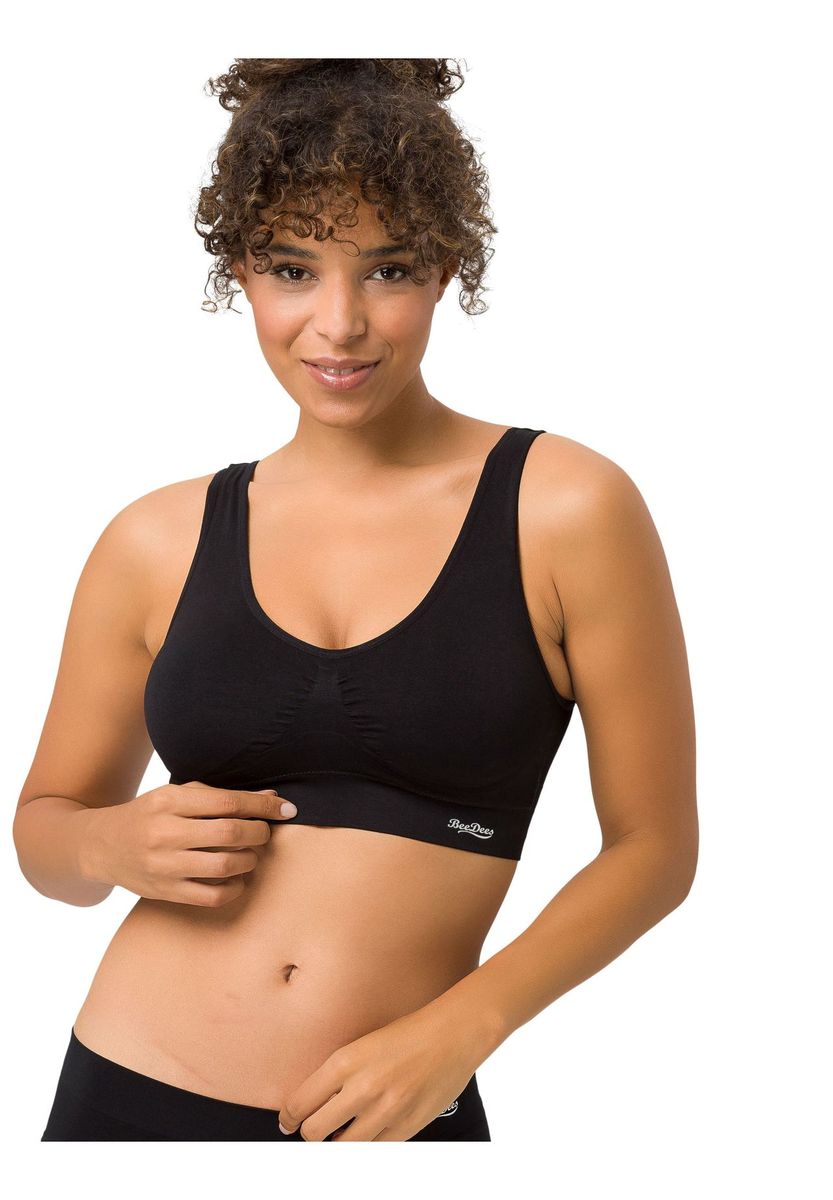 Nahtloses bequemes Crop-Top-Bralette