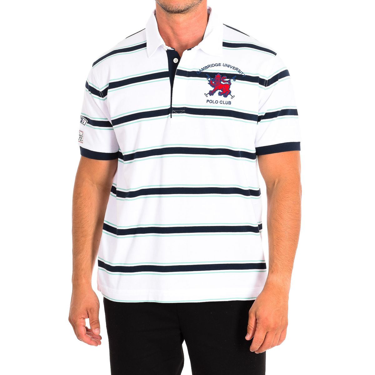 Gestreiftes Cambridge University Poloshirt