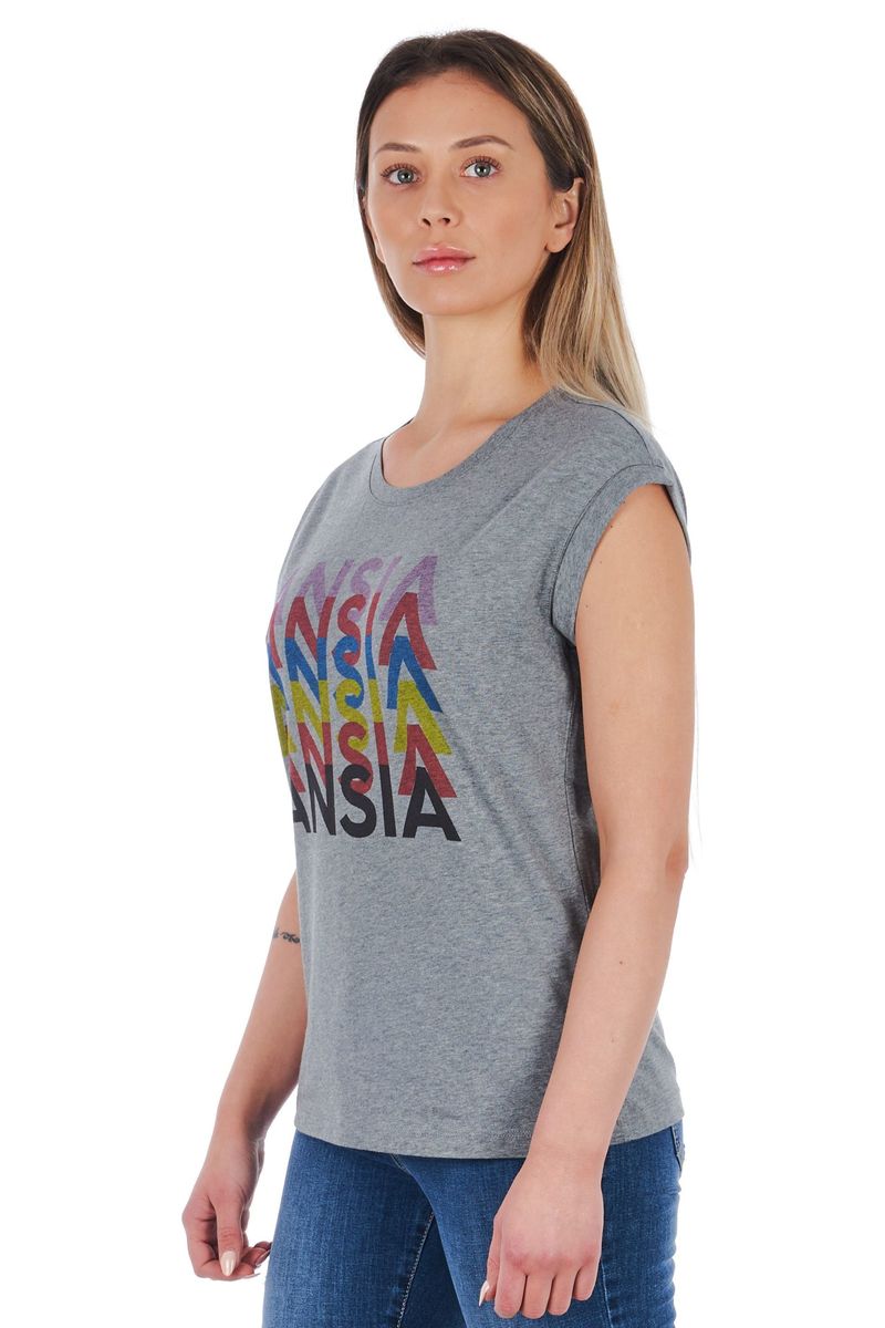 T-Shirt mit Grafik-Slogan-Print