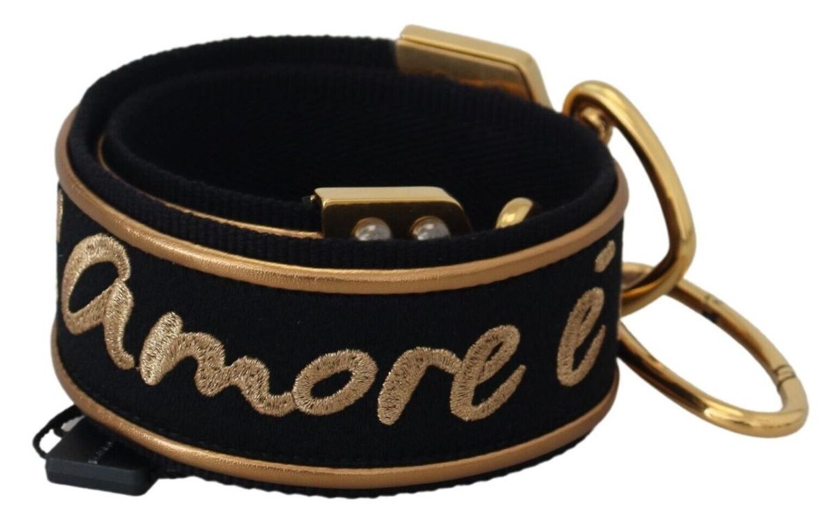 Amore È Schwarzer Schultergurt für Handtasche