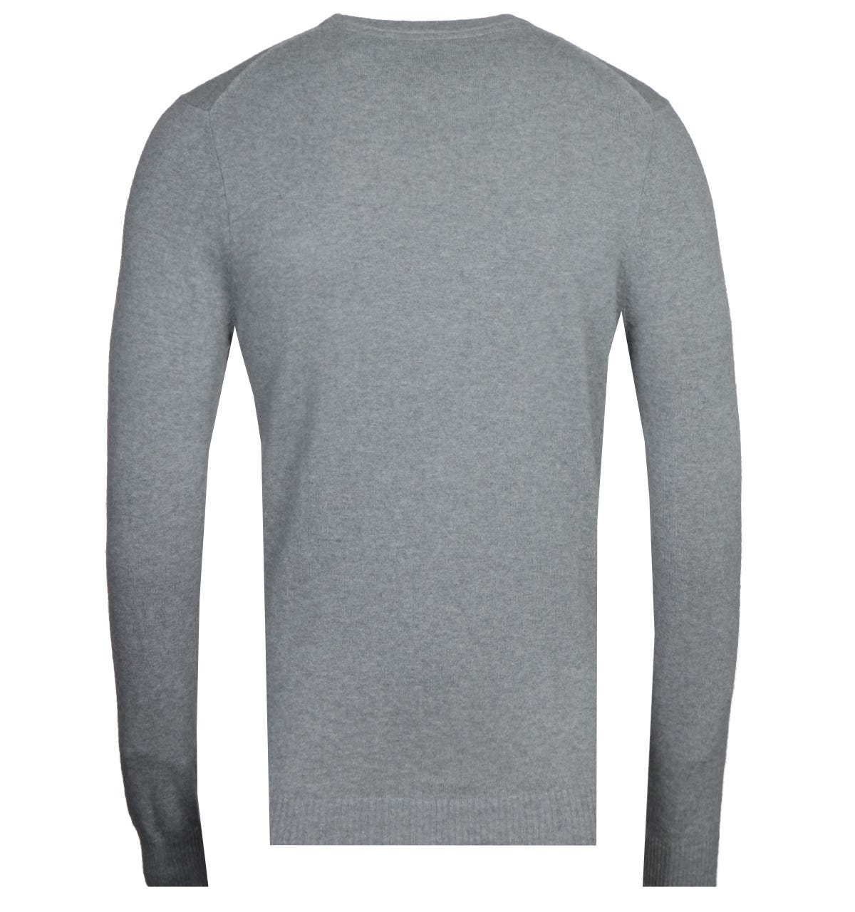 Klassischer Strickpullover mit Rundhalsausschnitt