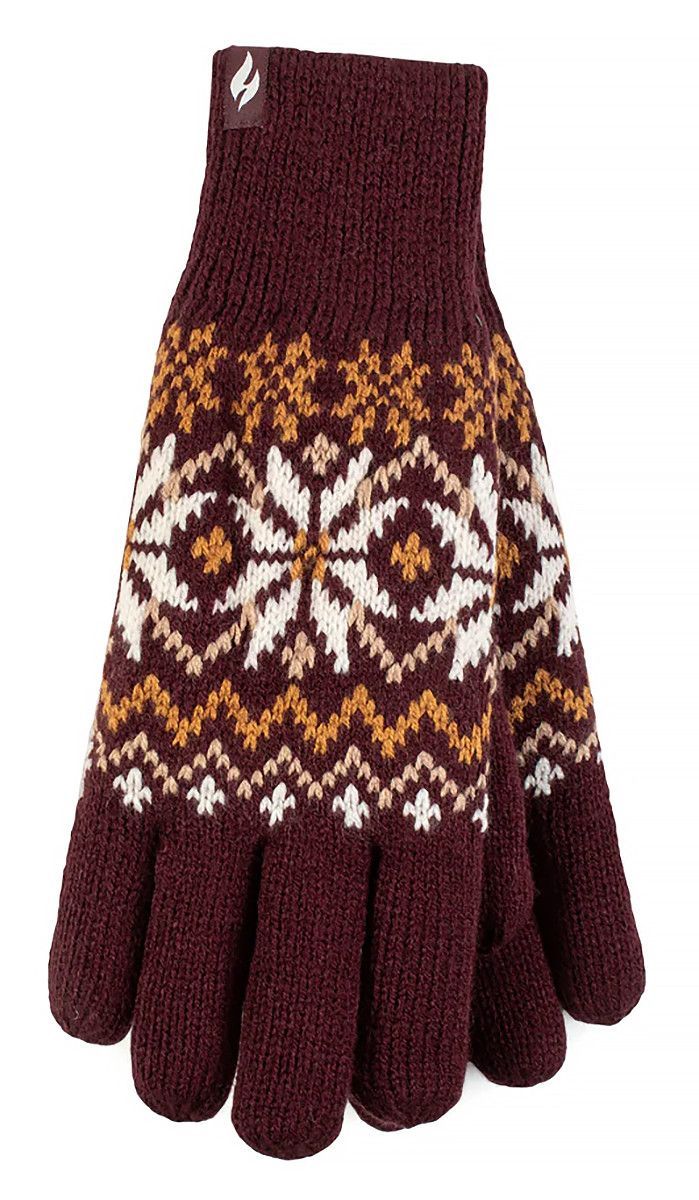Heat Holders - Ladies Soft Thermal Gloves - Wein