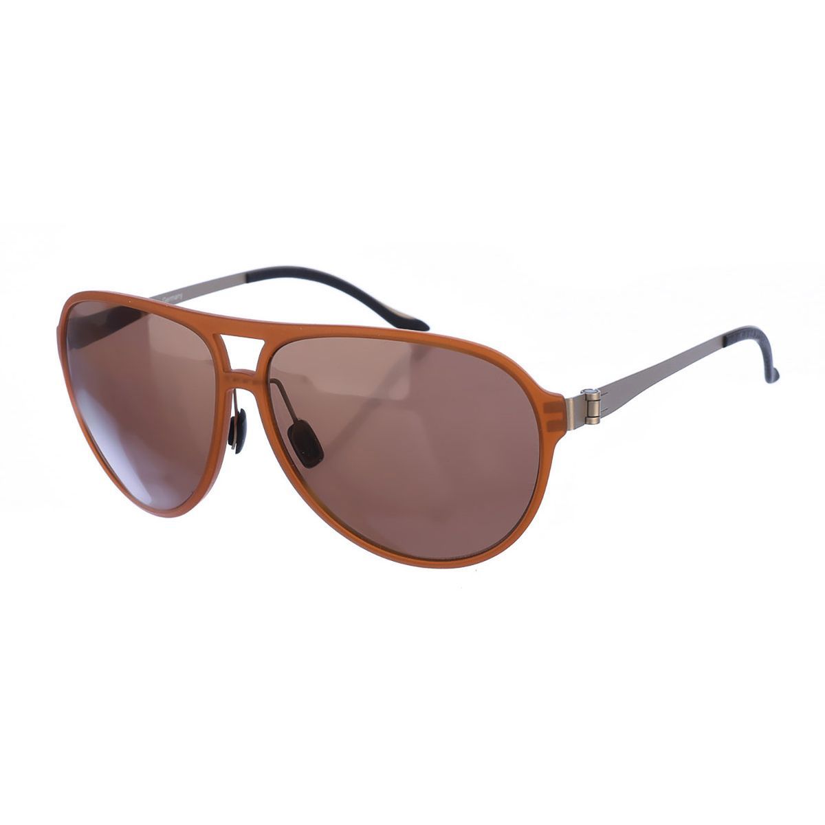Ovale Herren-Sonnenbrille aus Acetat