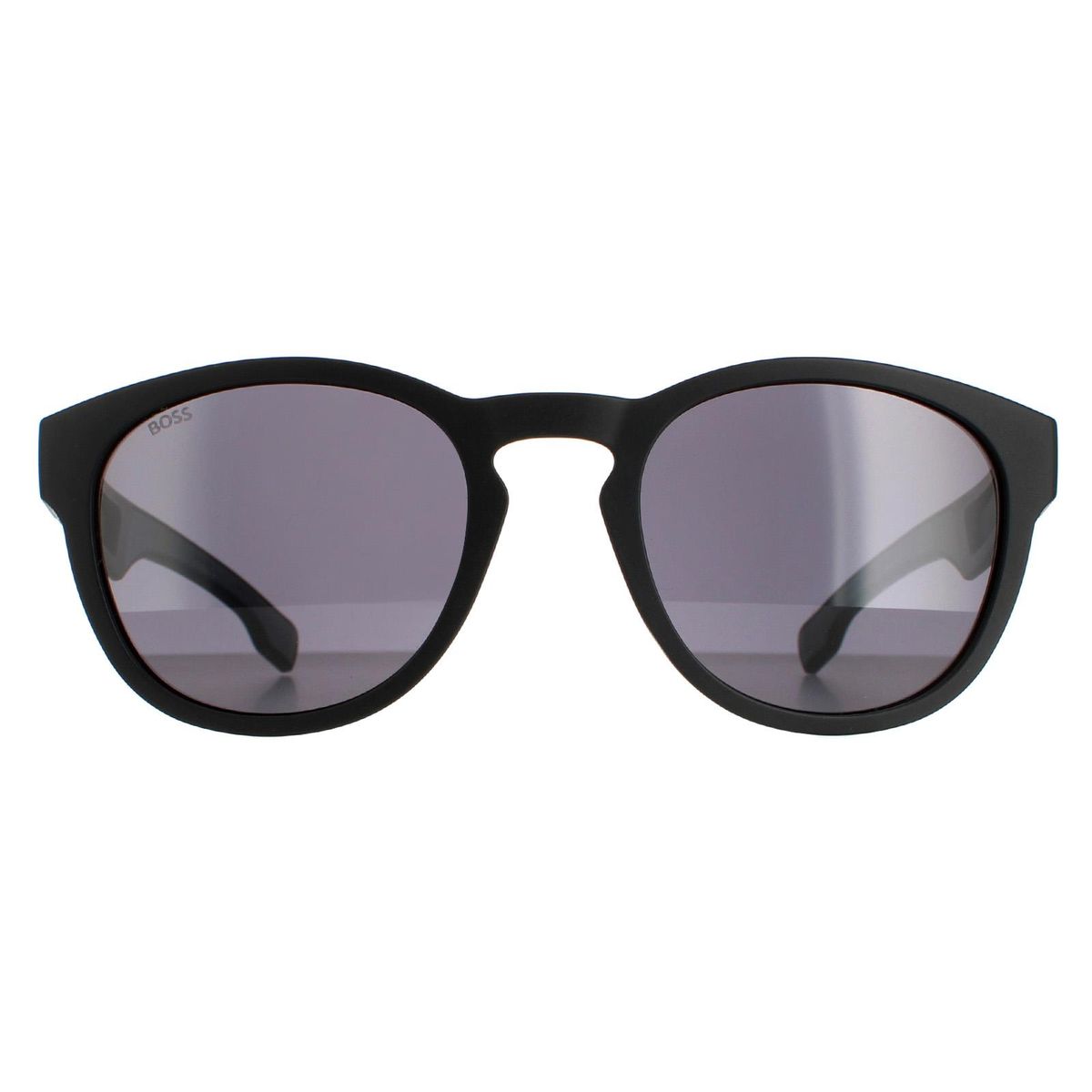 Runde, matte, schwarze Sonnenbrille