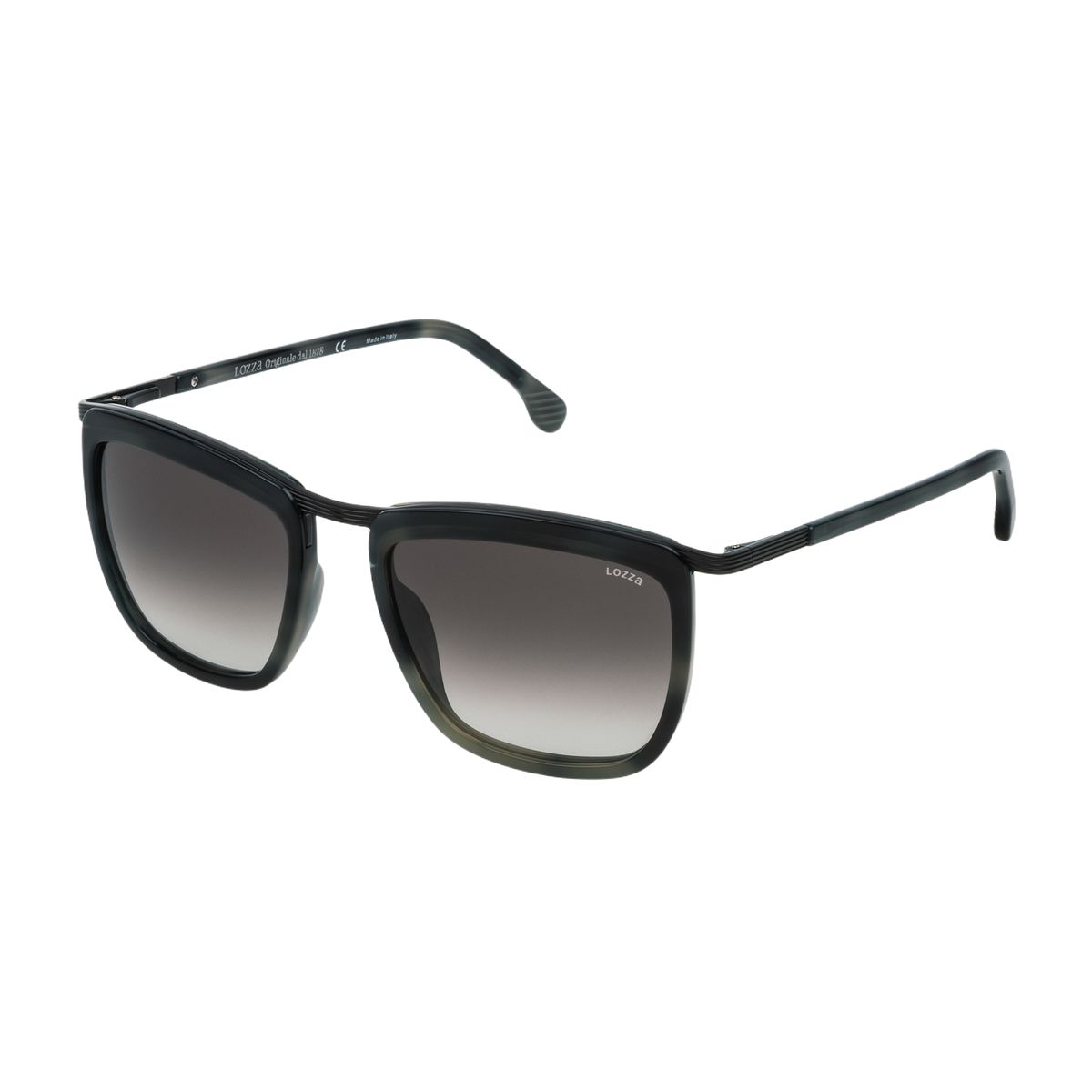 Unisex Sonnenbrille mit quadratischem Rahmen