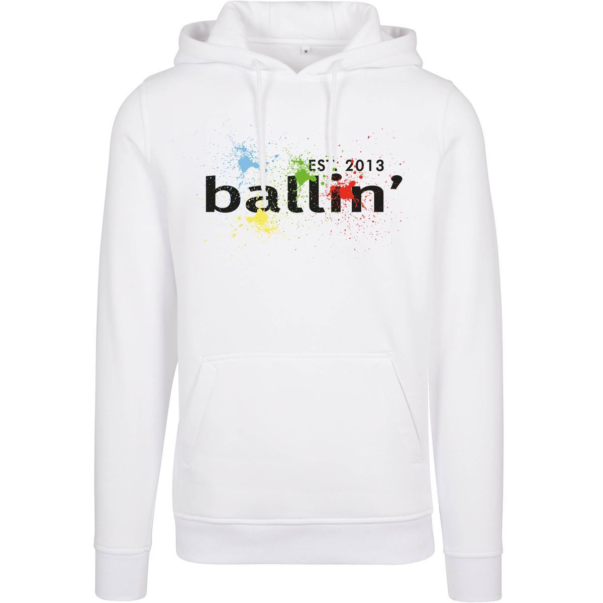 Grafischer Paint Splatter Hoodie