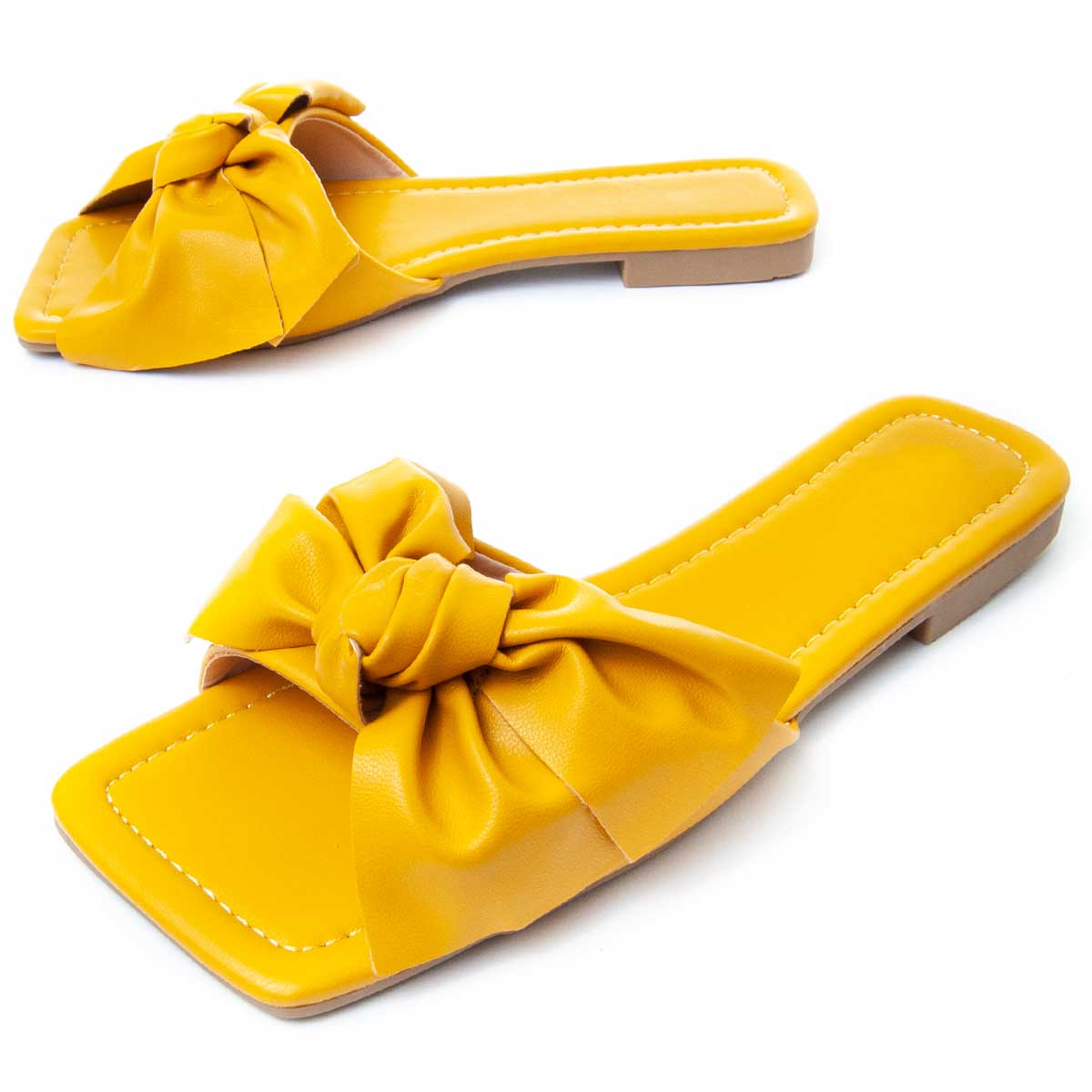 Montevita flache Sandale Palanti2 In Gelb