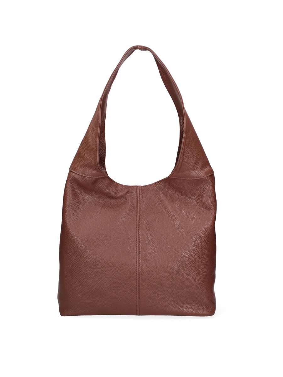 Braune Leder Hobo Schultertasche