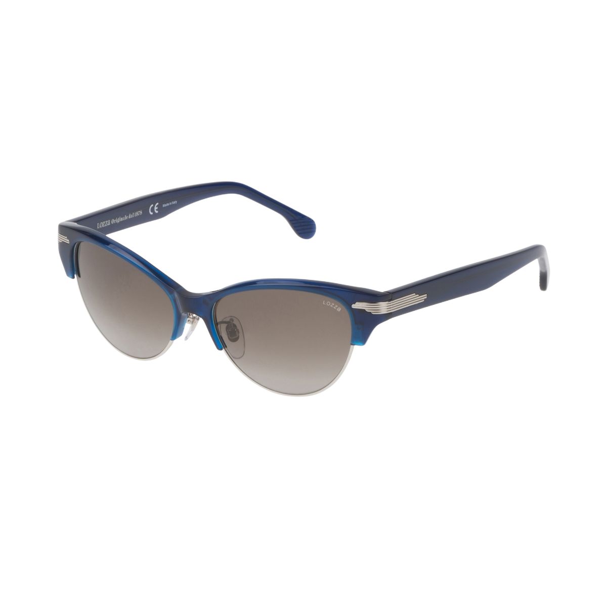 Cat-Eye-Sonnenbrille mit Metallakzent