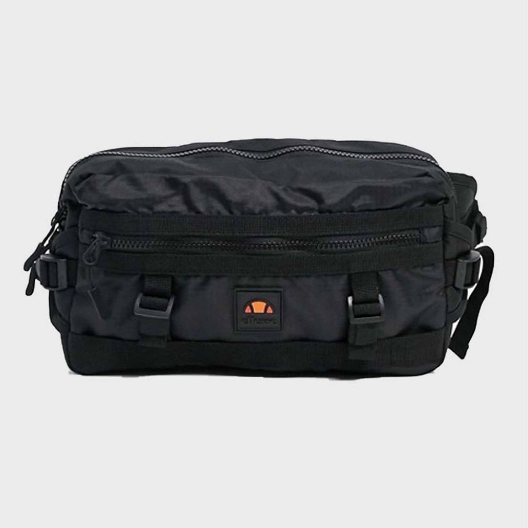 Vielseitige schwarze Crossbody-Gürteltasche