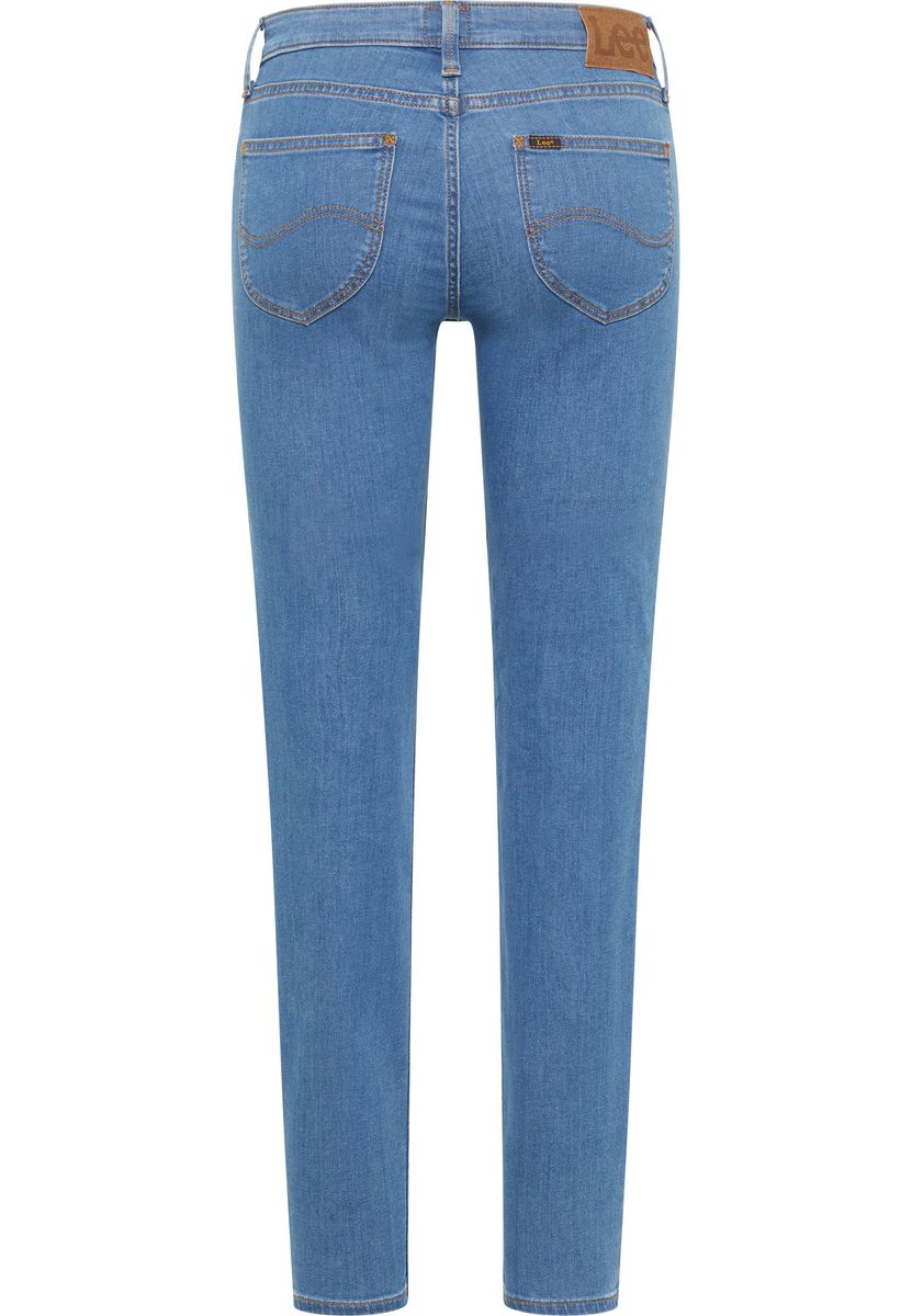 Hochtaillierte Skinny-Jeans aus Denim