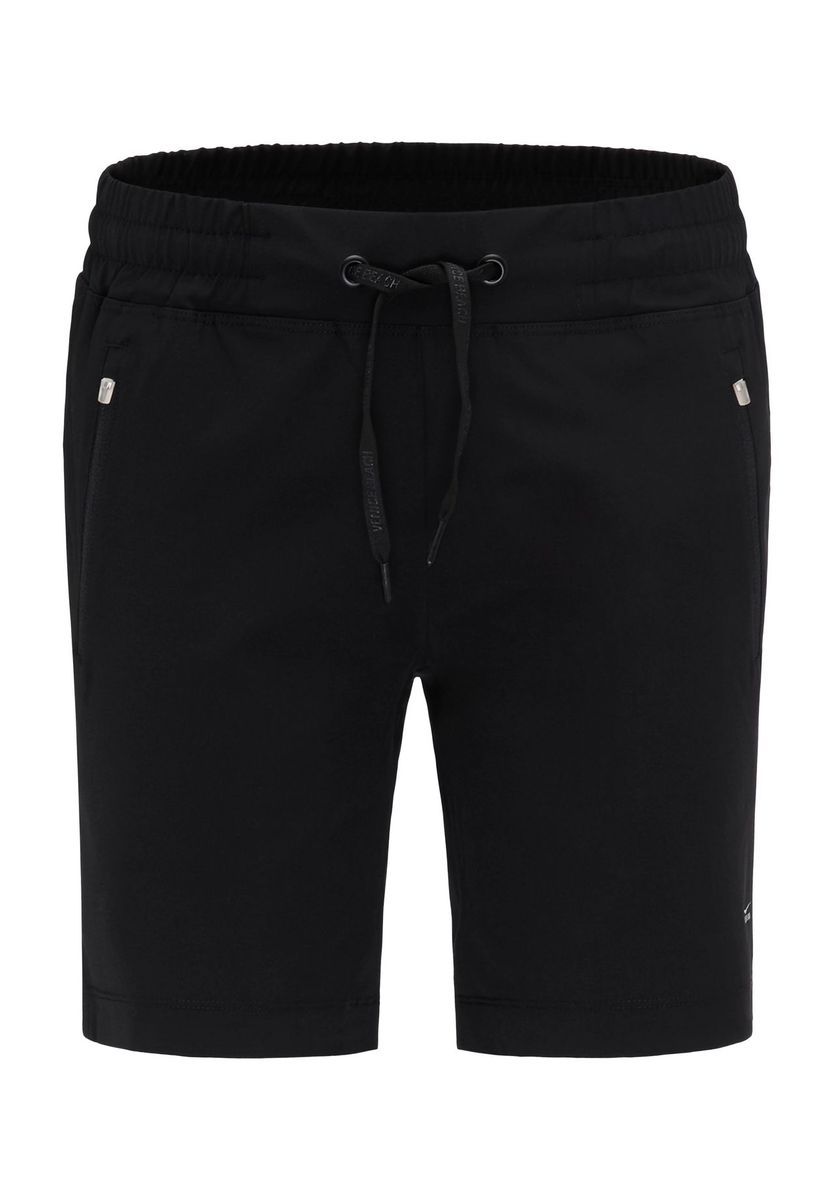 Essentielle schwarze Sportshorts mit Kordelzug