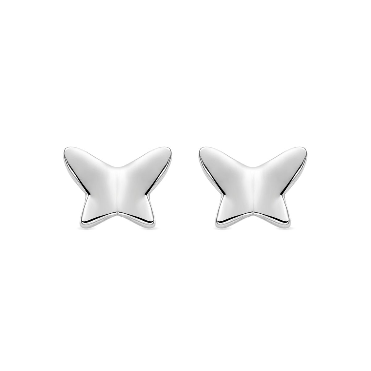Minimalistische Schmetterling-Ohrstecker