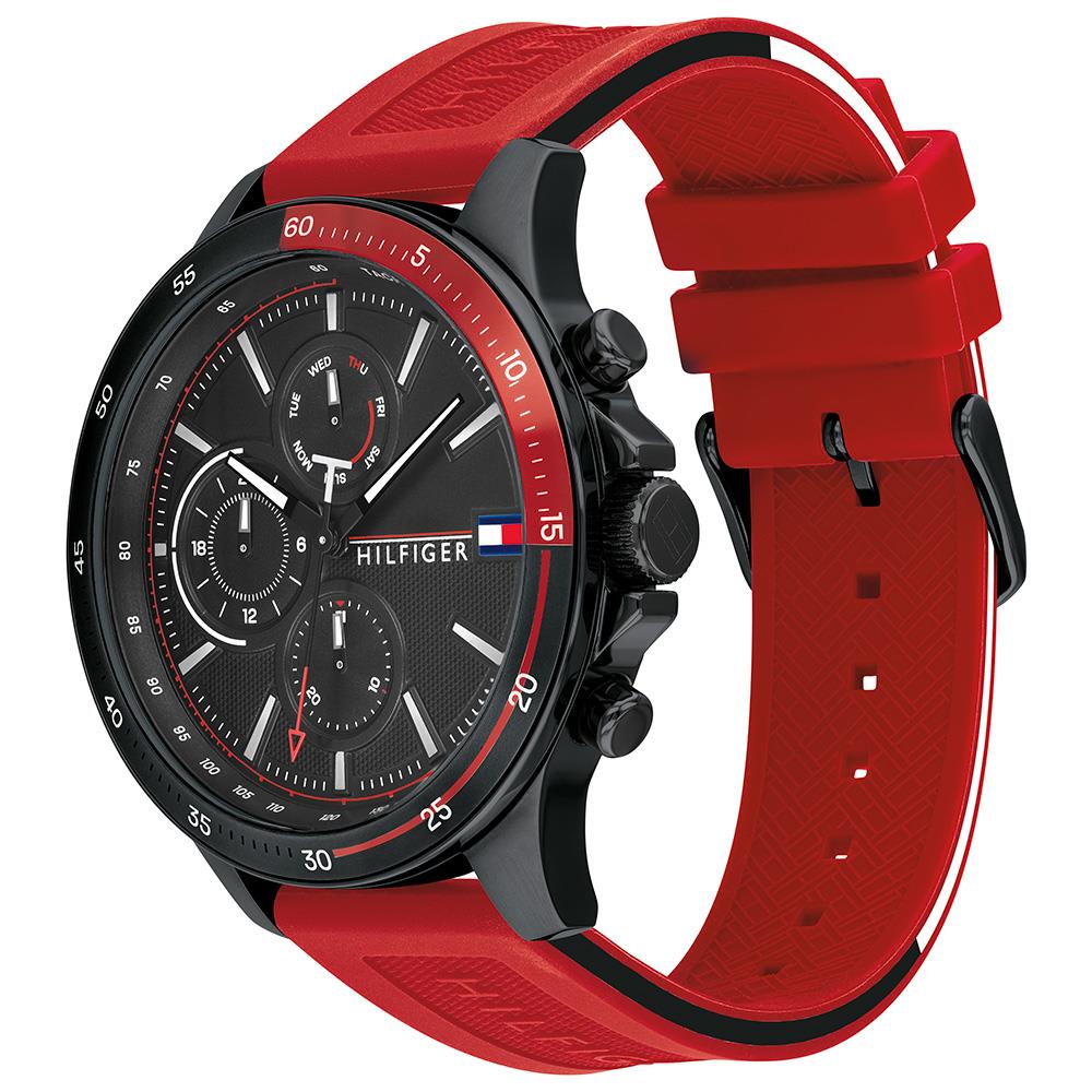 Sportlicher Chronograph mit Silikonarmband