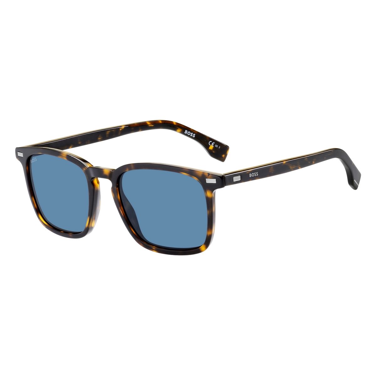 Quadratische Sonnenbrille mit Schildpattmuster