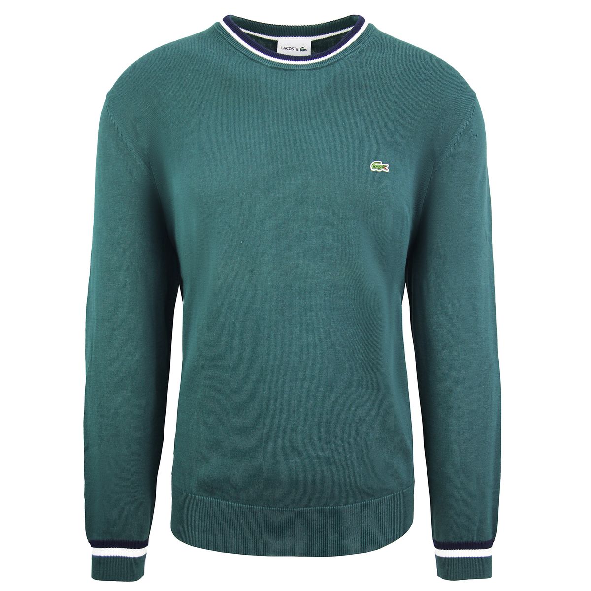 Klassischer Rundhals Strickpullover