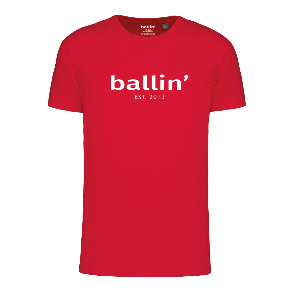 Klassisches Baumwoll T-Shirt mit Rundhalsausschnitt
