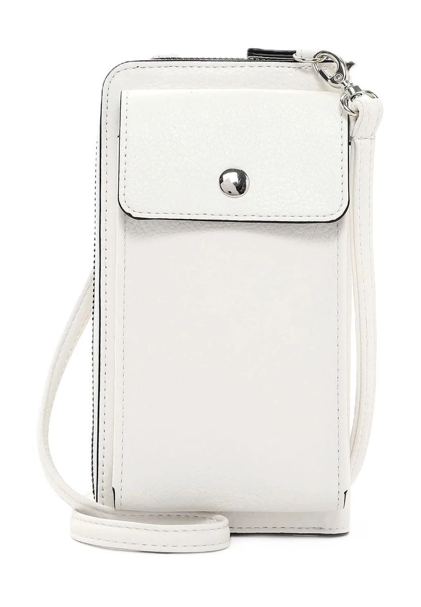 Emily & Noah Smartphonetasche, Kartenfächer, Reißverschluss, für Damen, weiß
