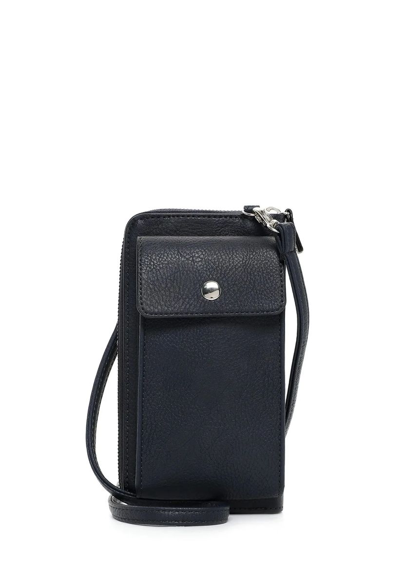 Emily & Noah Smartphonetasche, Kartenfächer, Reißverschluss, für Damen, blau