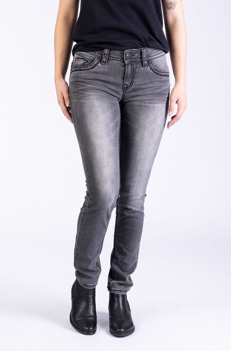 Slim Fit Jeans Steingrau