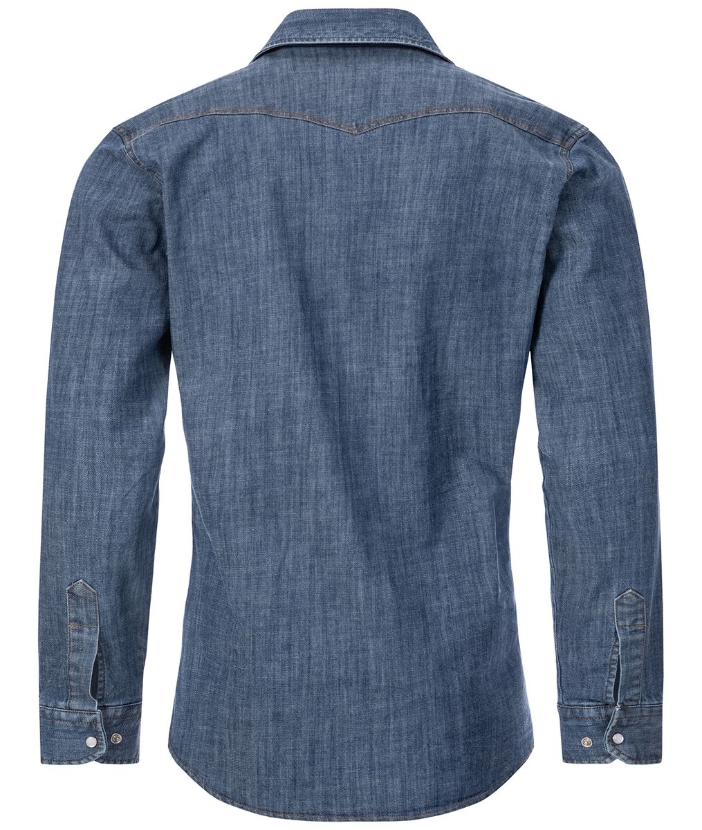Jeanshemd im Western-Stil mit Reißverschluss