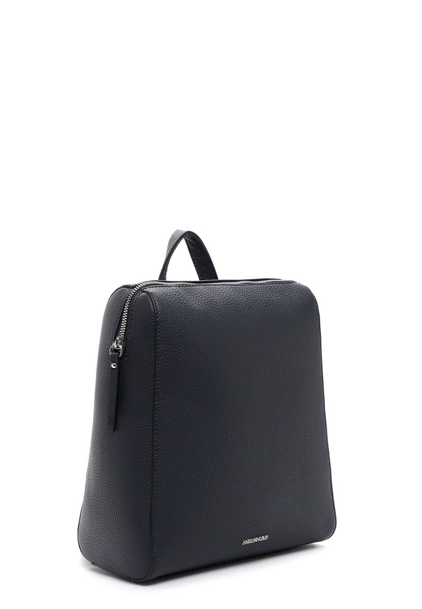 Emily & Noah Rucksack, Kunstleder, Reißverschluss, für Damen, blau