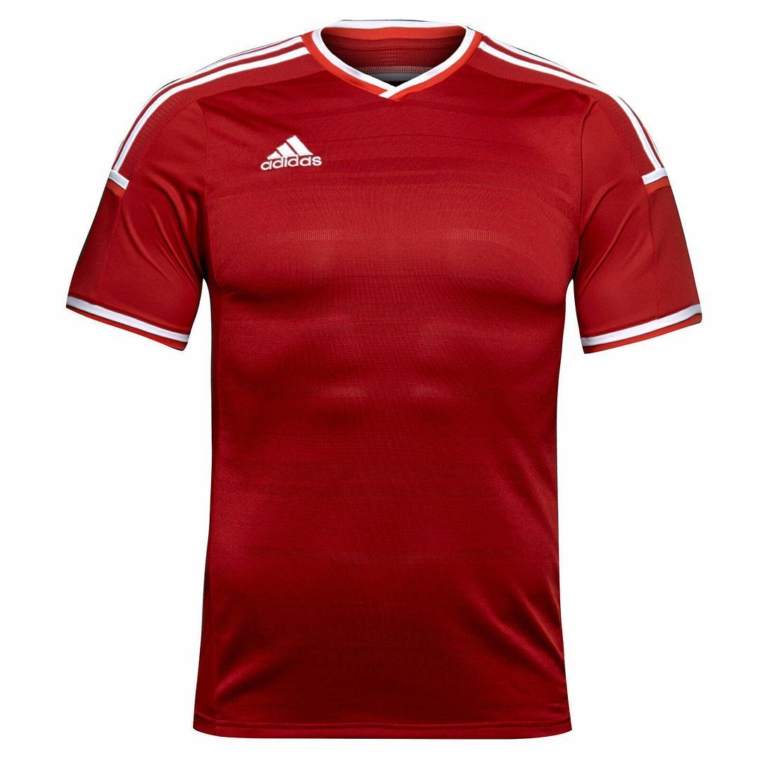 Herren Kurzarm Fußballtrikot in Rot