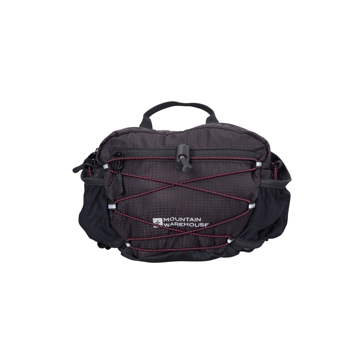 Mountain Warehouse Traverse Gürteltasche (Schwarz)