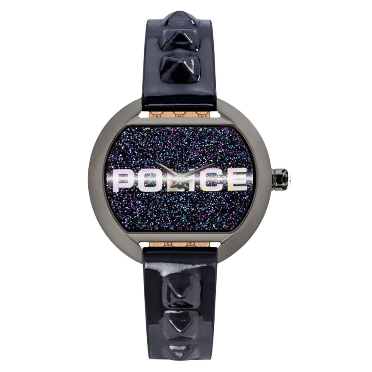 Damen Roségold Glitzer Uhr