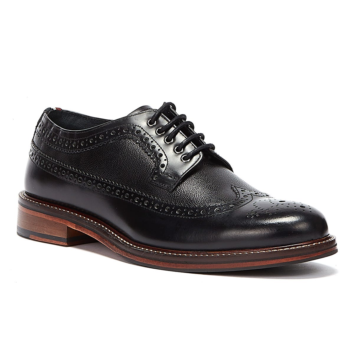 Klassische Wingtip Brogue Derby Schuhe