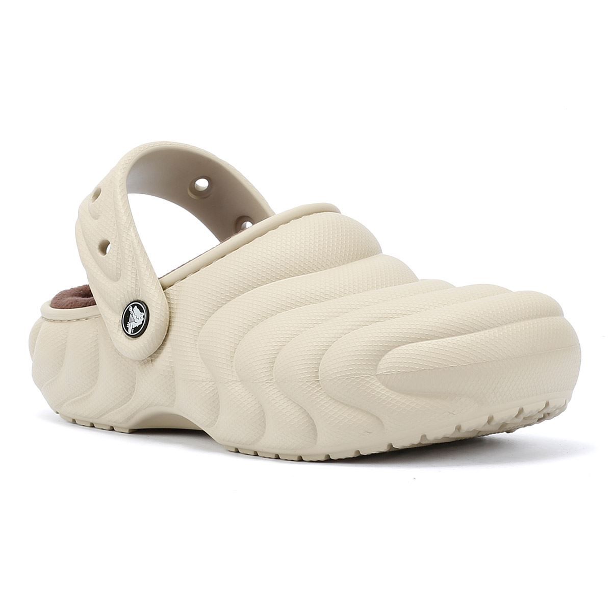 Gefütterte Puffer-Clogs mit Riemen
