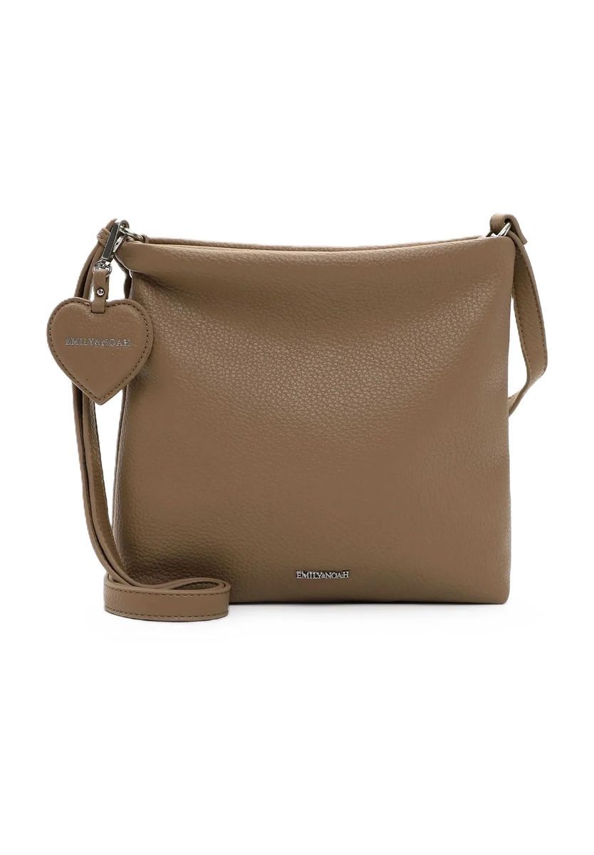 Emily & Noah Umhängetasche, Emblem, für Damen, braun