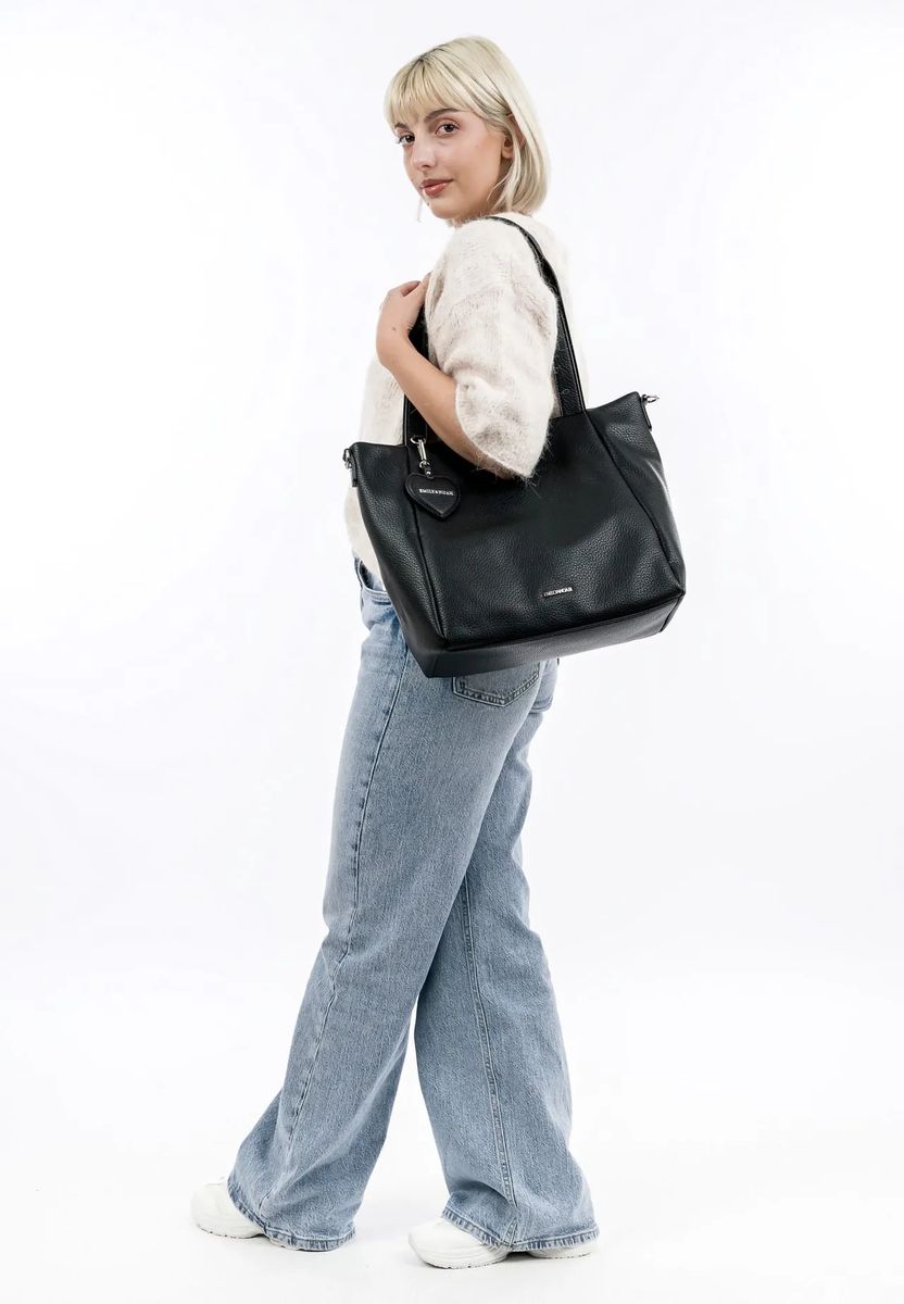 Emily & Noah Shopper, Feinsynthetik, Anhänger, für Damen, schwarz