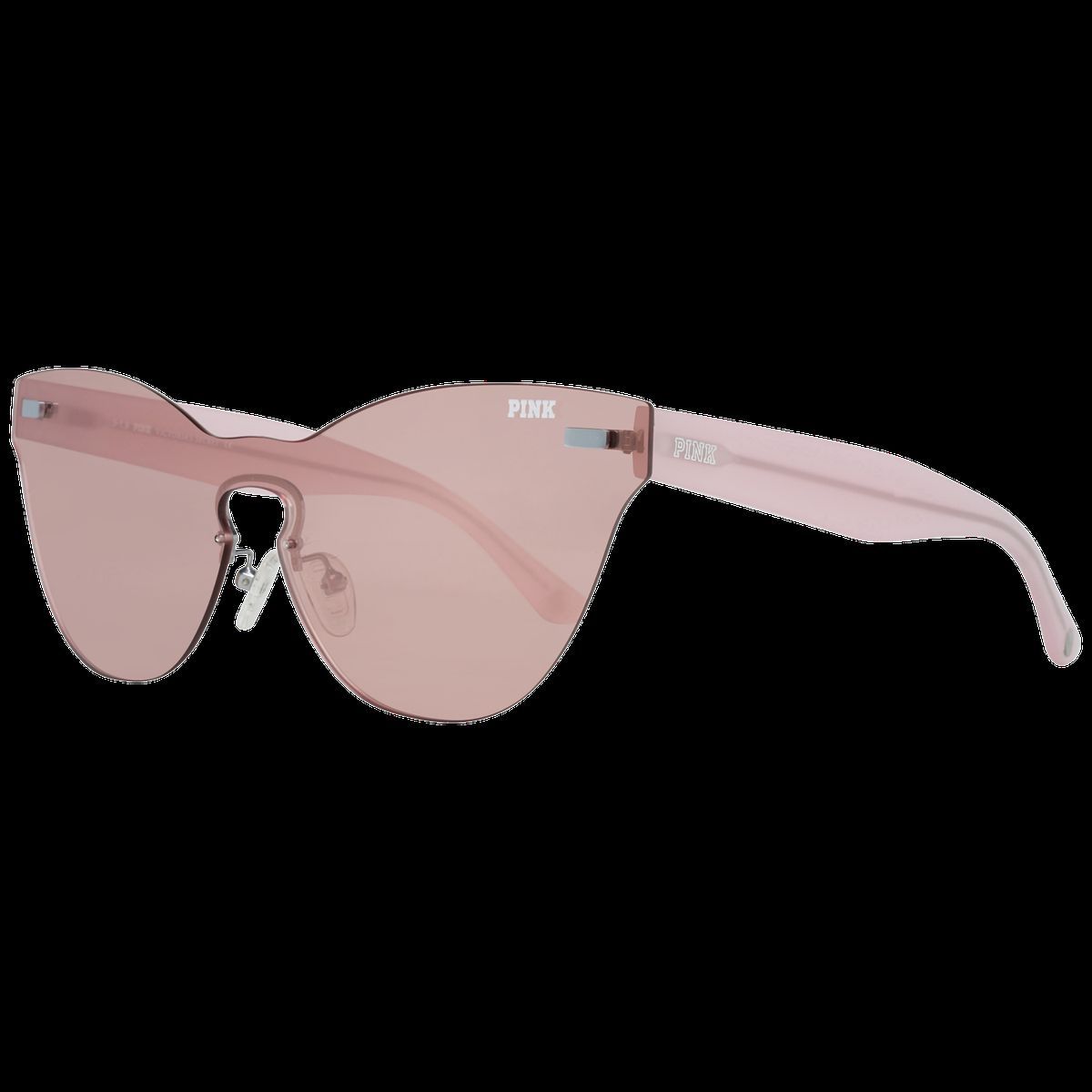 Monolinsen-Schild-Sonnenbrille mit verspiegelter Linse