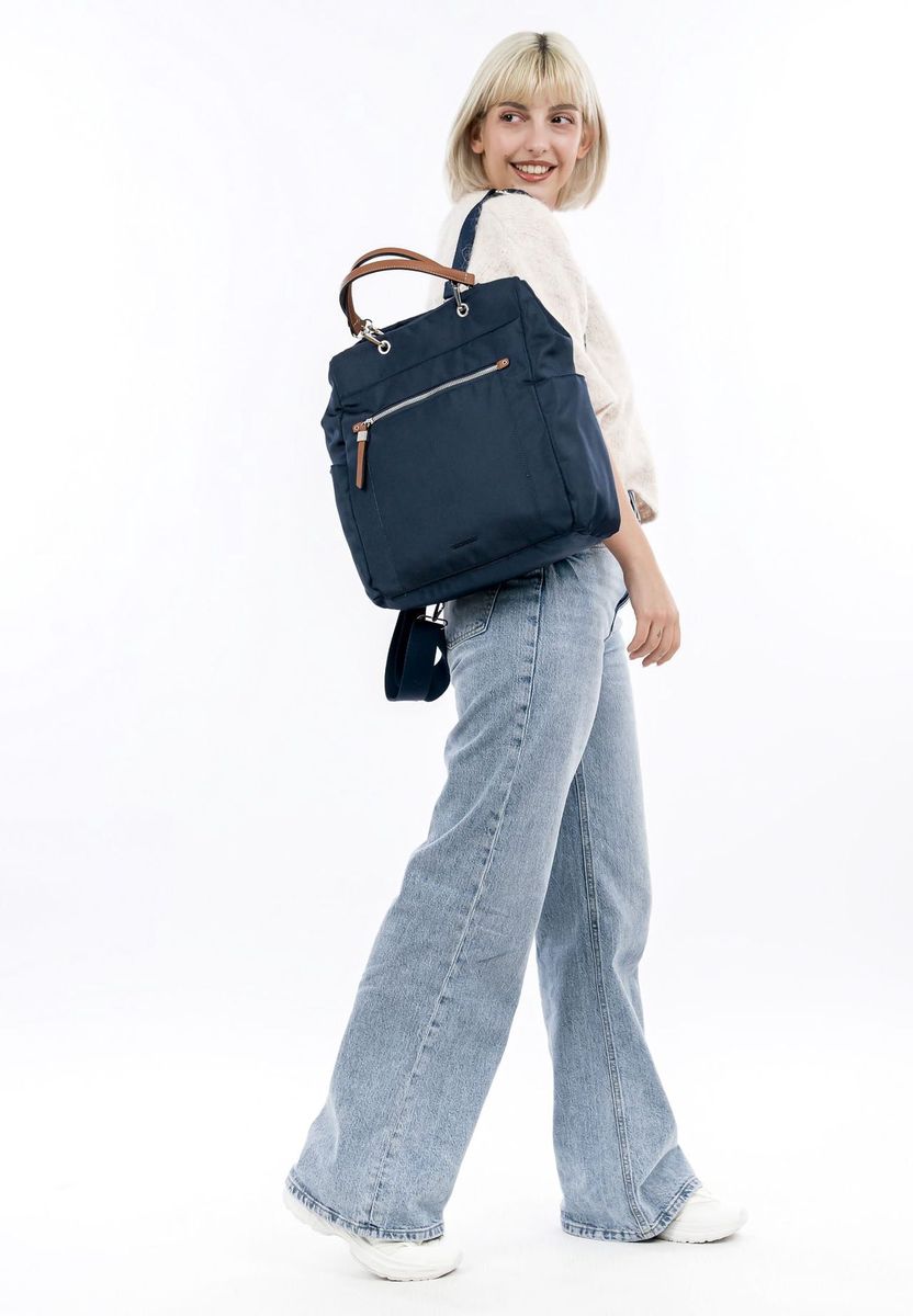 Vielseitiger Cabrio-Rucksack-Shopper