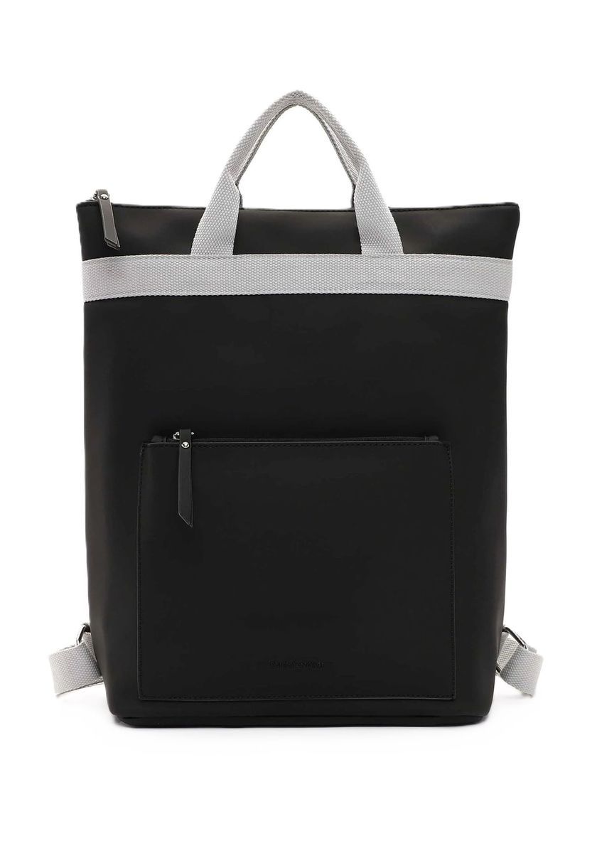 Minimalistischer moderner Rucksack mit Tragegriffen