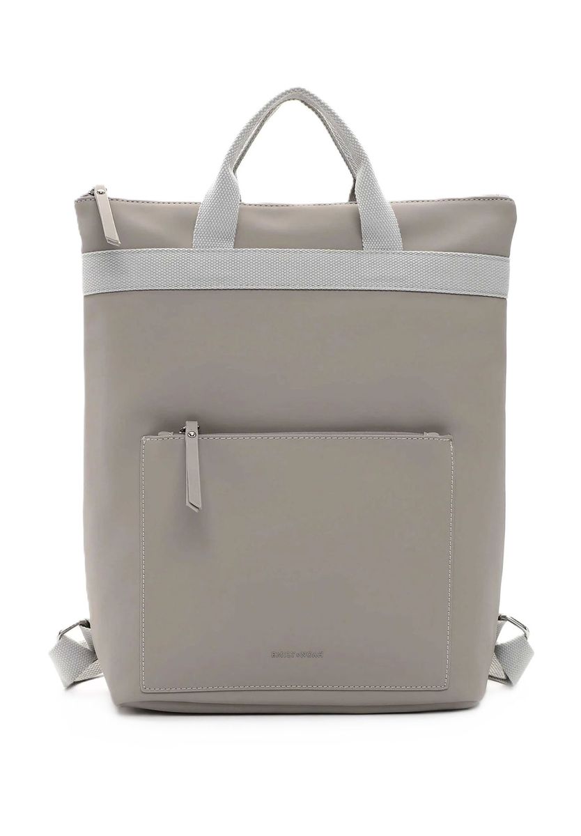 Emily & Noah Daypack, Reißverschluss, für Damen, beige