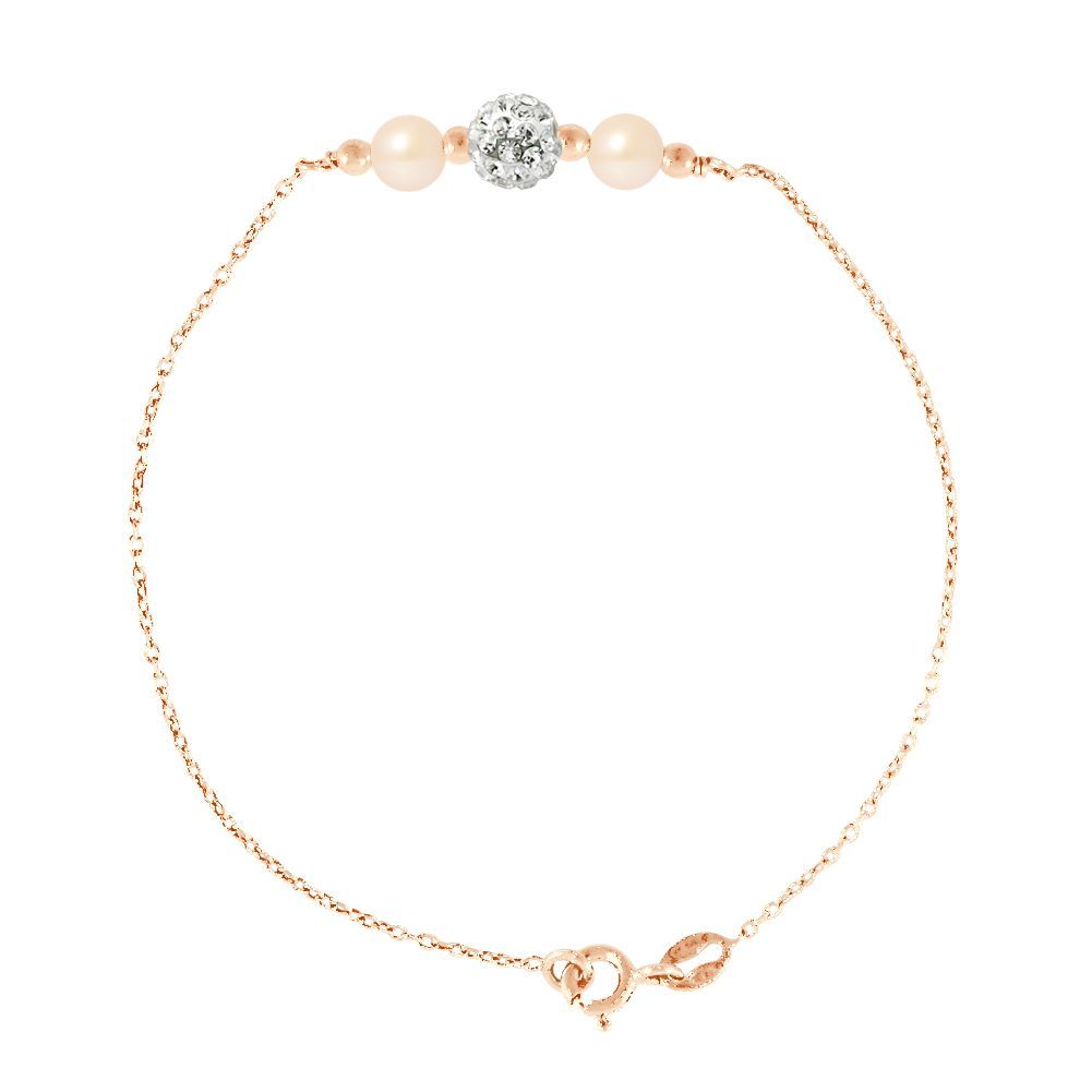 Süßwasserperle Kristall Armband