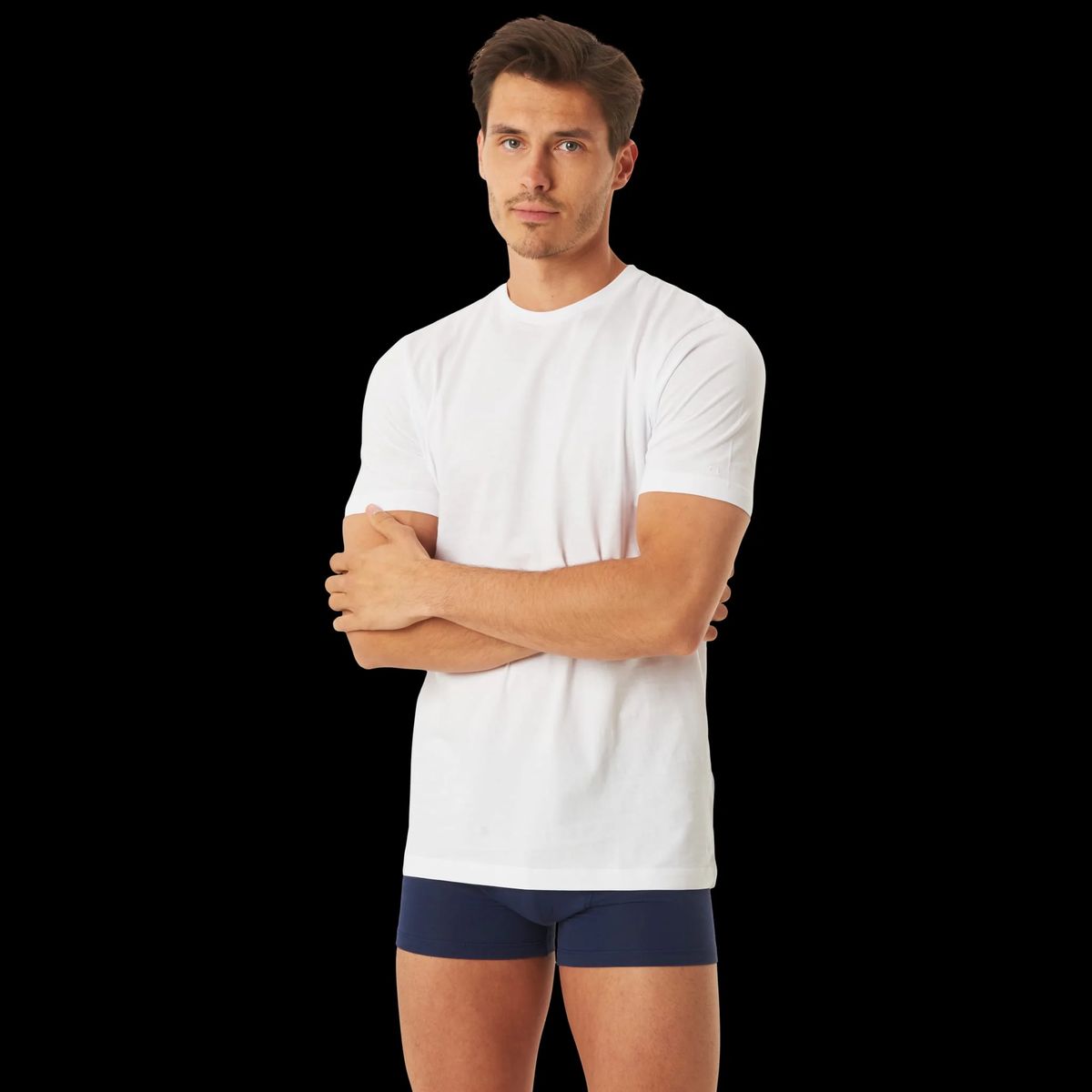 Herren T-Shirt Modern Fit Rundhalsausschnitt