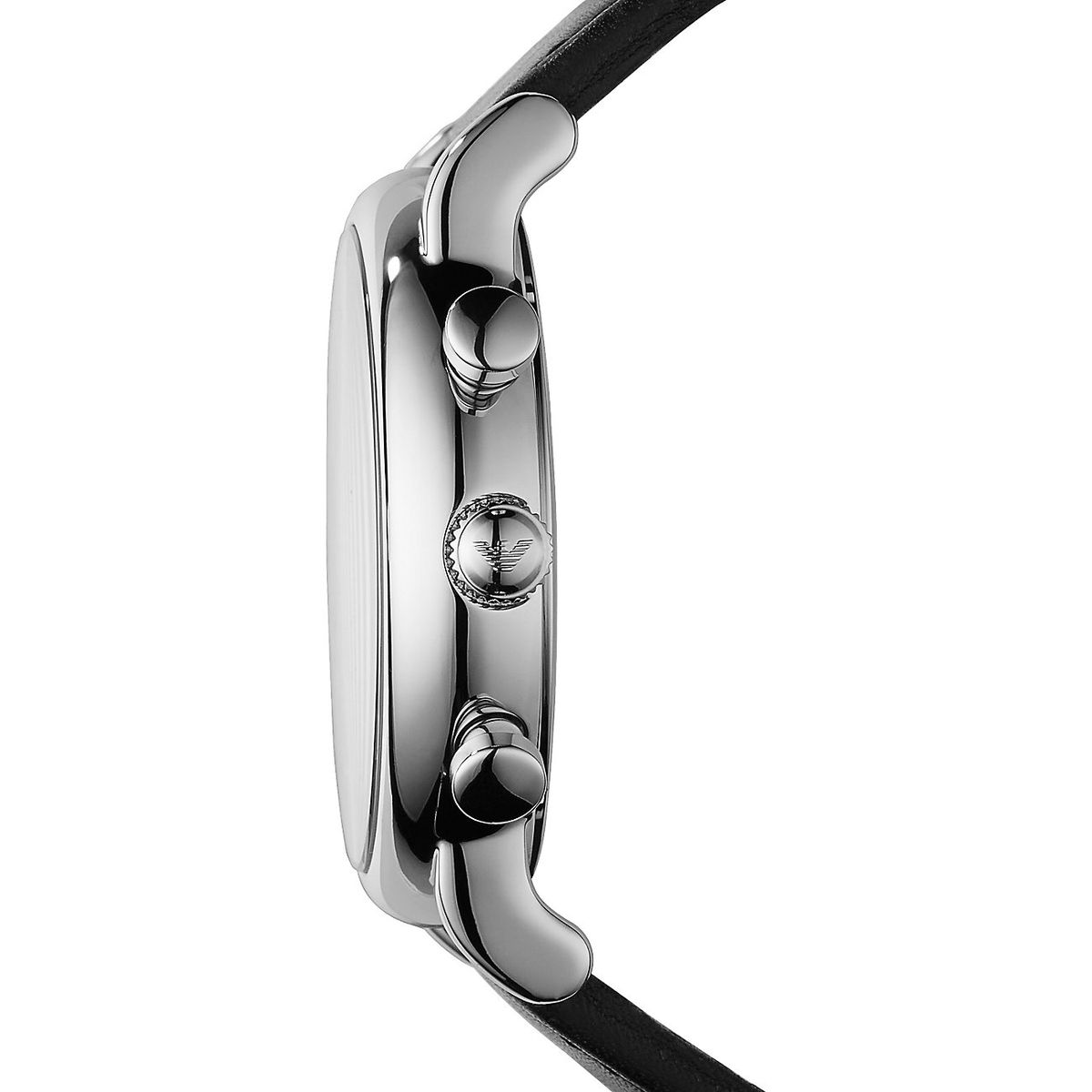 Klassischer Chronograph mit Lederarmband