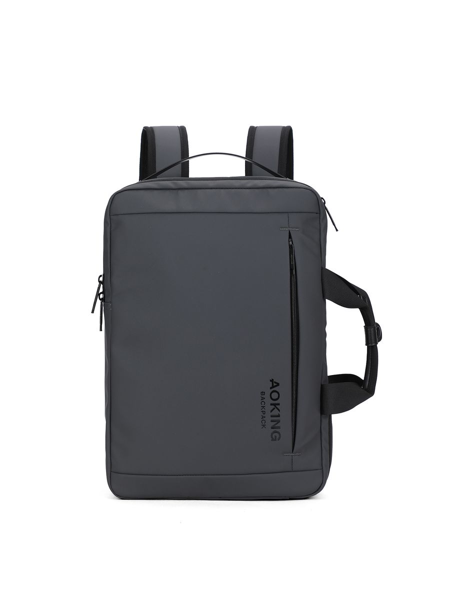 Vielseitige graue wandelbare Rucksack-Aktentasche