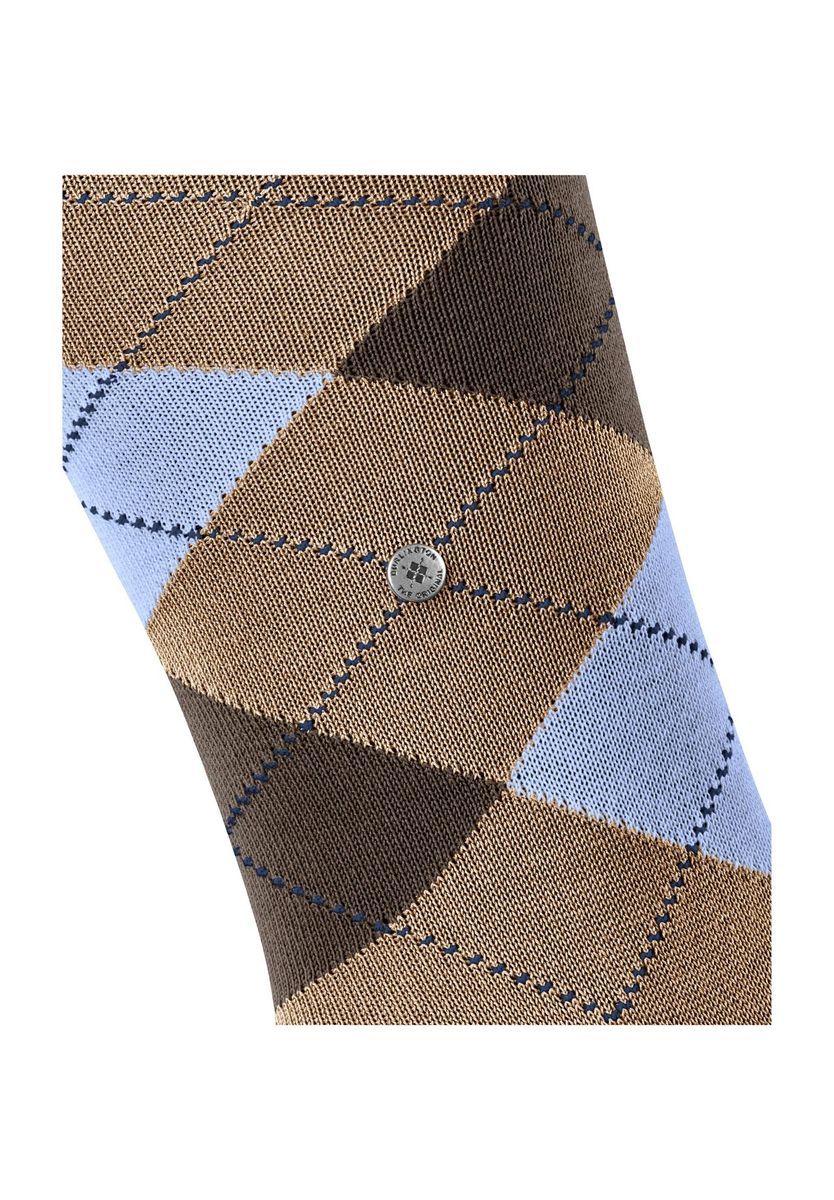 Kniestrümpfe mit Argyle-Muster