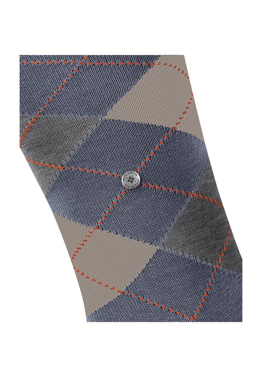 Herren Kniehohe Socken mit Argyle-Muster