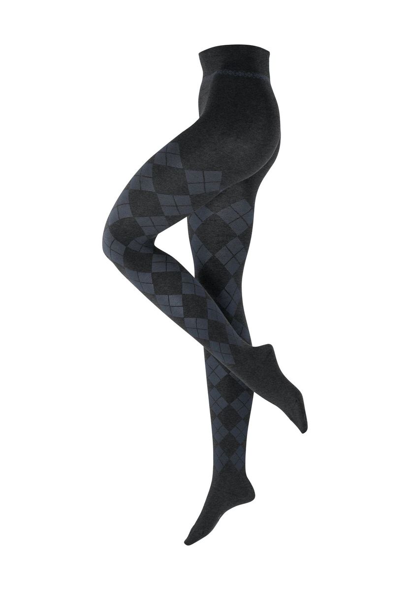 Strumpfhose mit Argyle-Muster