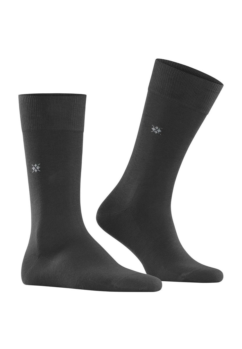 Burlington Kurzsocken, Rippbündchen, für Herren, grau, 40-46