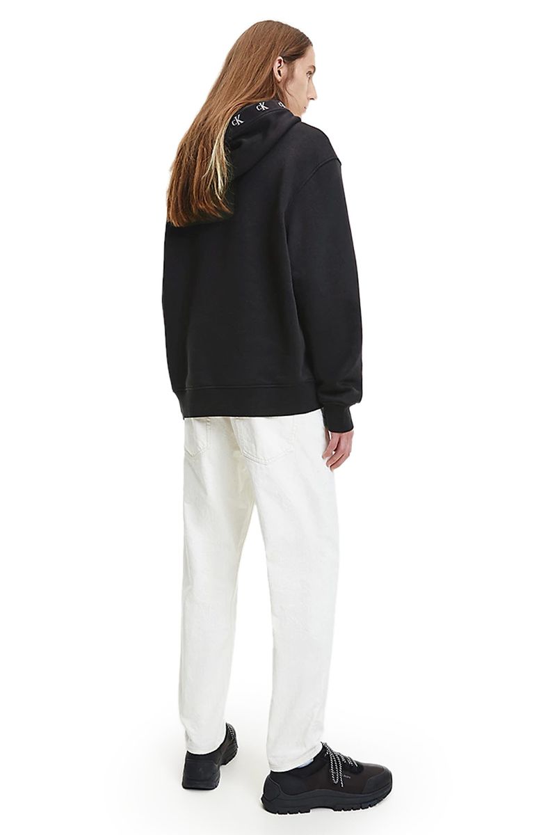 Kapuzenpullover mit Logo-Besatz